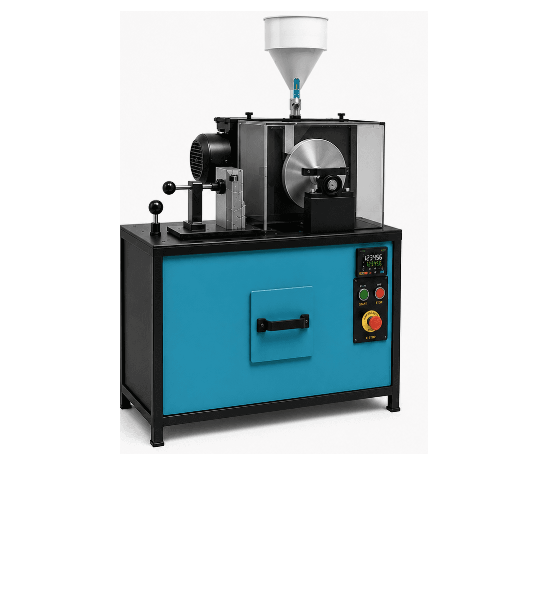 Wide and Narrow Disc Vertical Abrasion Testing Machine
